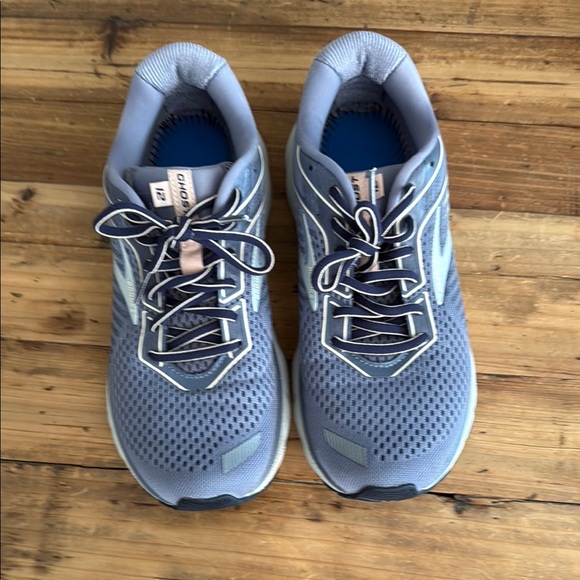 Women's Brooks Ghost 12 Gray Running Shoes size 9.5 - Picture 2 of 6